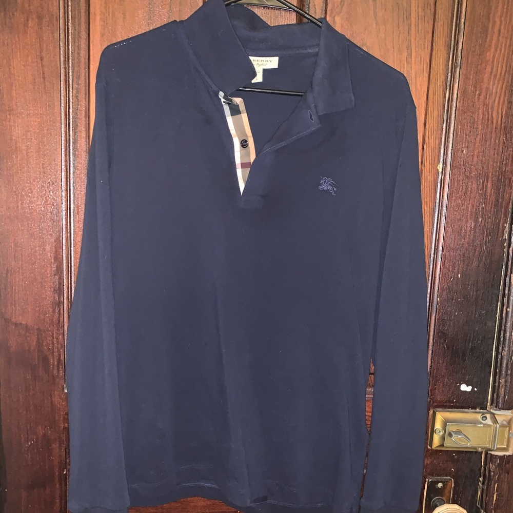 Burberry men’s long sleeve logo